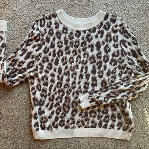 A New Day brand Cheetah Leopard print sweater